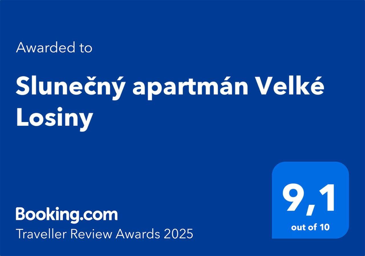 Slunecny Apartman Velké Losiny Exterior photo